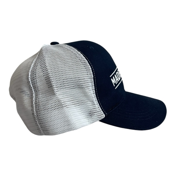 NWT Made Here Trucker Hat Cotton Front Mesh Back Baseball Cap Unisex Golf Hat - Picture 3 of 6